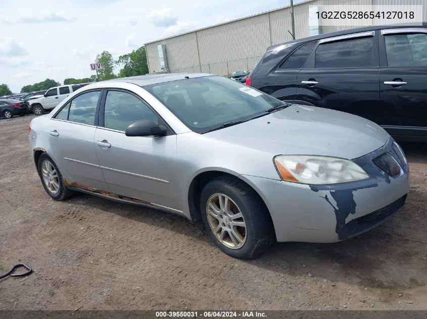 1G2ZG528654127018 2005 Pontiac G6