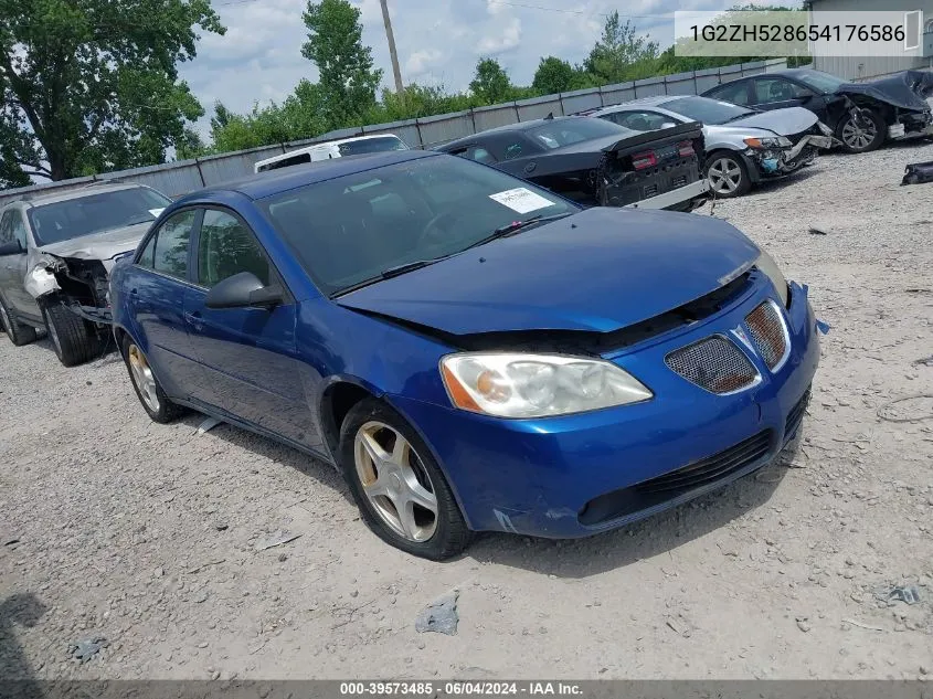 1G2ZH528654176586 2005 Pontiac G6 Gt