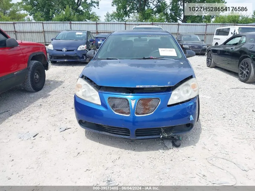 1G2ZH528654176586 2005 Pontiac G6 Gt