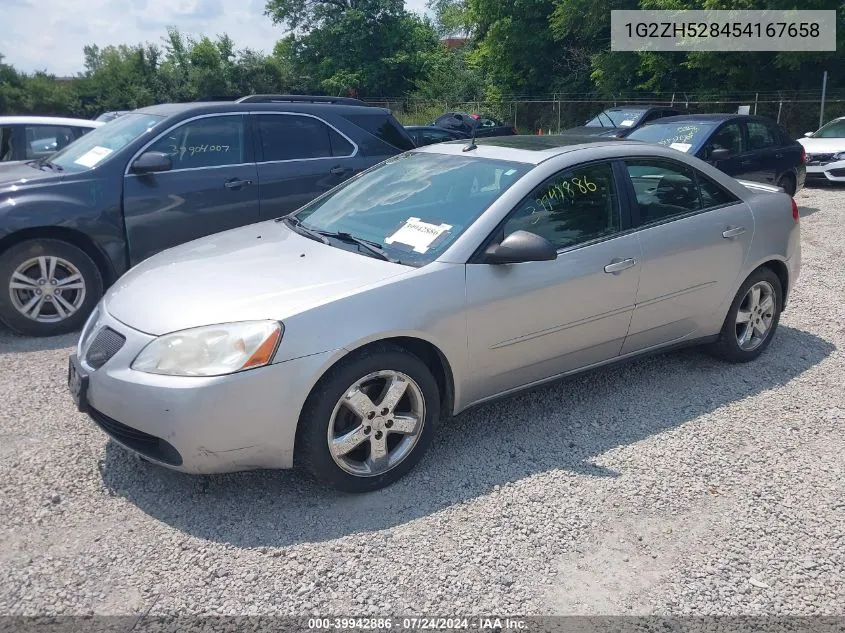 2005 Pontiac G6 Gt VIN: 1G2ZH528454167658 Lot: 39942886