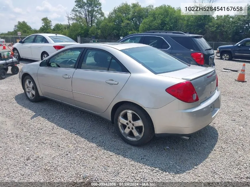 2005 Pontiac G6 Gt VIN: 1G2ZH528454167658 Lot: 39942886