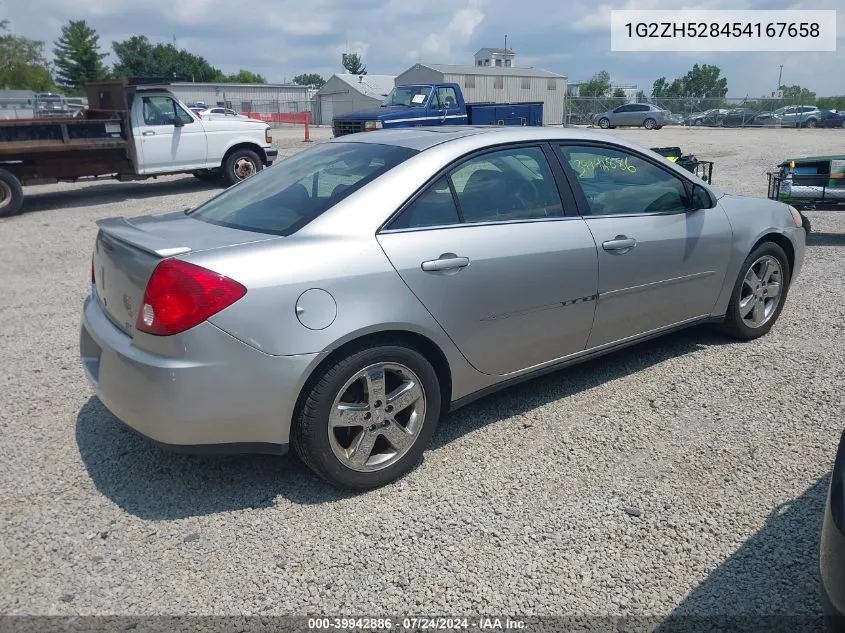 2005 Pontiac G6 Gt VIN: 1G2ZH528454167658 Lot: 39942886