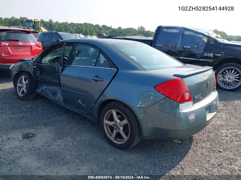 1G2ZH528254144928 2005 Pontiac G6 Gt