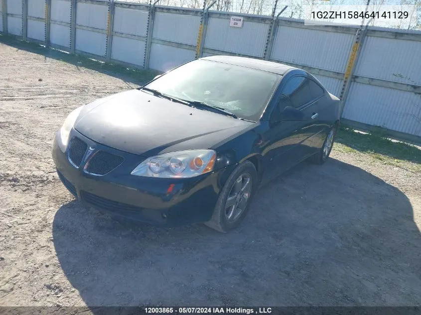 1G2ZH158464141129 2006 Pontiac G6