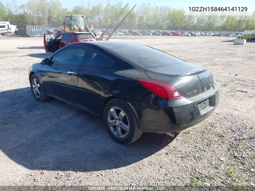 1G2ZH158464141129 2006 Pontiac G6