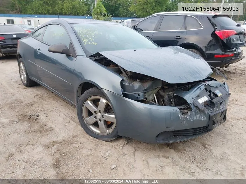 1G2ZH158064155903 2006 Pontiac G6