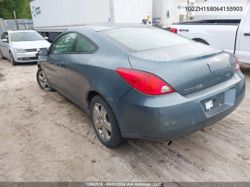 1G2ZH158064155903 2006 Pontiac G6