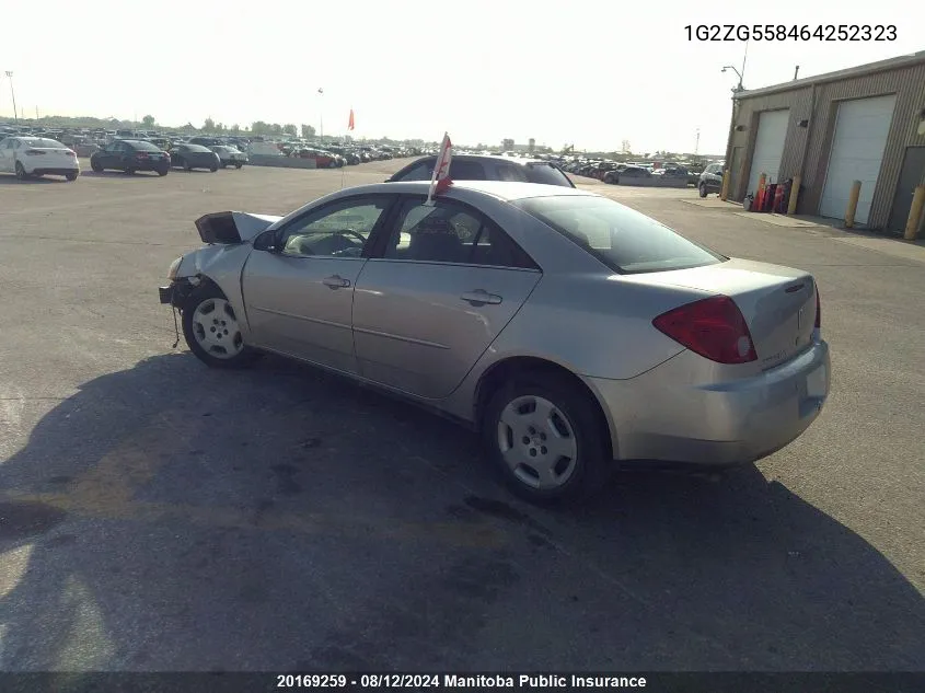 1G2ZG558464252323 2006 Pontiac G6