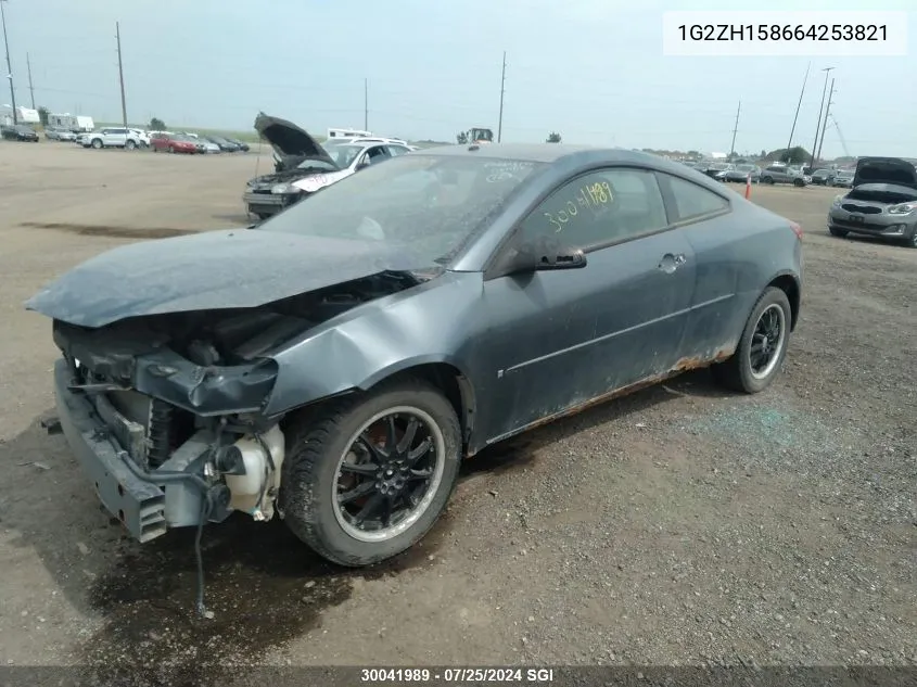 1G2ZH158664253821 2006 Pontiac G6 Gt