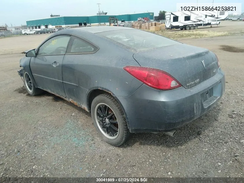 1G2ZH158664253821 2006 Pontiac G6 Gt