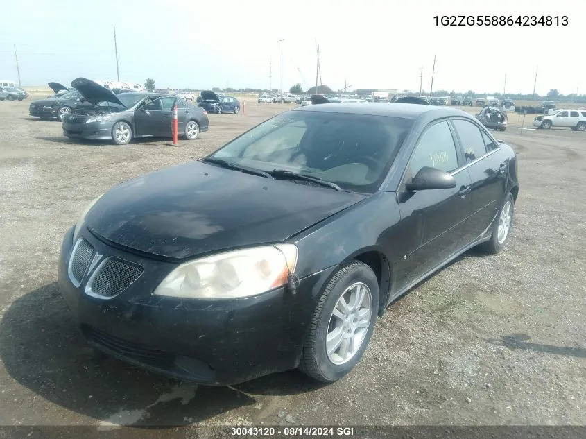 1G2ZG558864234813 2006 Pontiac G6 Se1