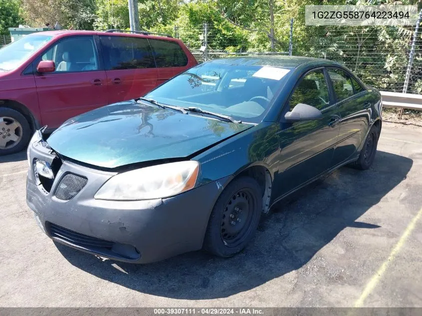 2006 Pontiac G6 VIN: 1G2ZG558764223494 Lot: 39307111