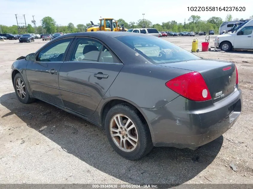 2006 Pontiac G6 VIN: 1G2ZG558164237620 Lot: 39345630