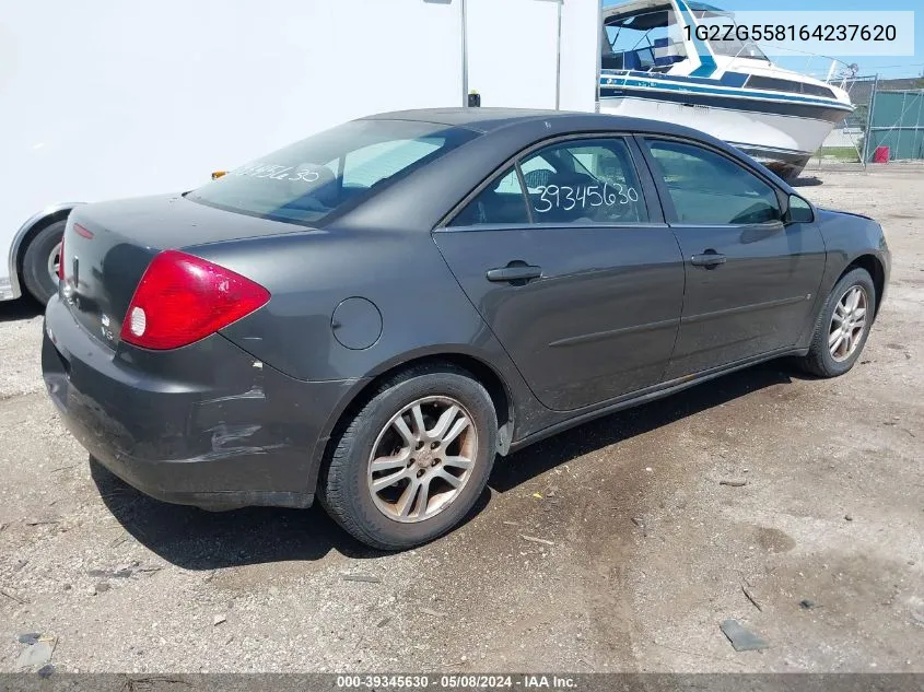 1G2ZG558164237620 2006 Pontiac G6