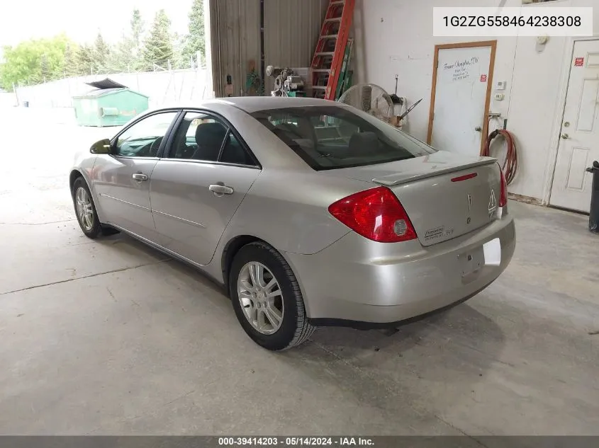 1G2ZG558464238308 2006 Pontiac G6