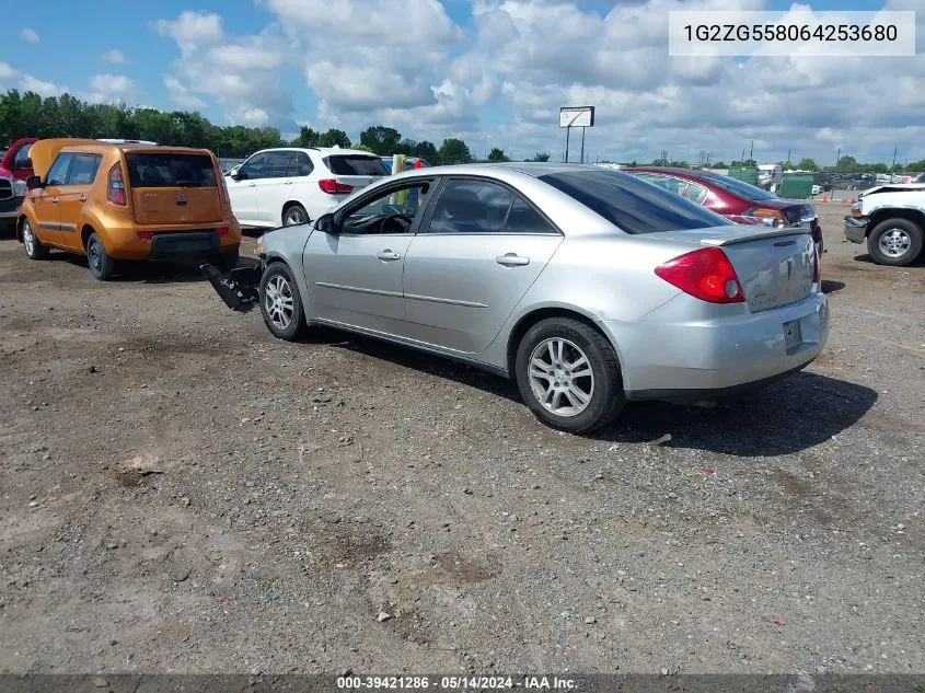 1G2ZG558064253680 2006 Pontiac G6 Se1