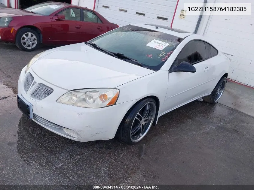 1G2ZH158764182385 2006 Pontiac G6 Gt