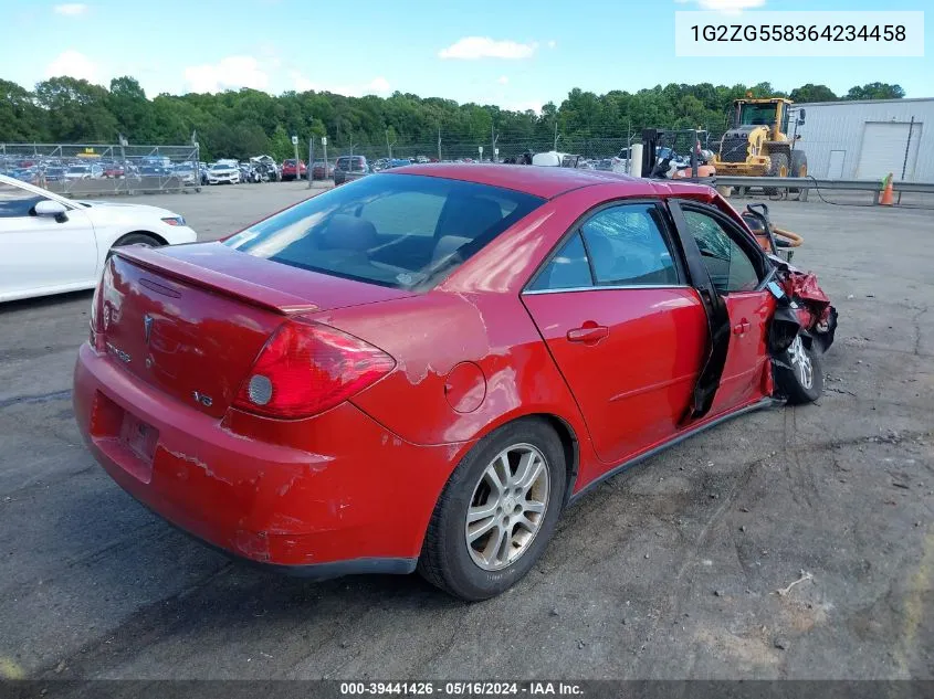 1G2ZG558364234458 2006 Pontiac G6