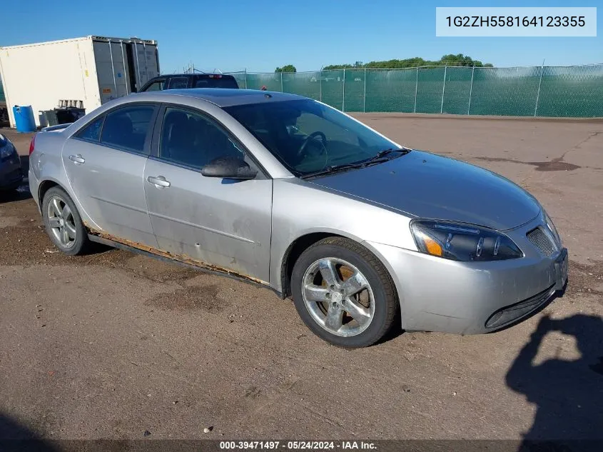 1G2ZH558164123355 2006 Pontiac G6 Gt