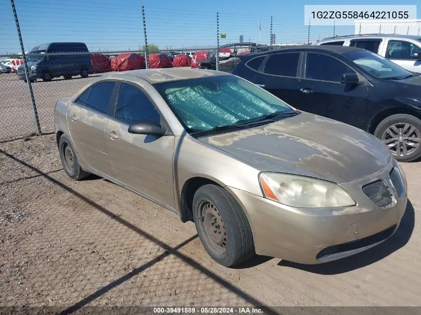 1G2ZG558464221055 2006 Pontiac G6