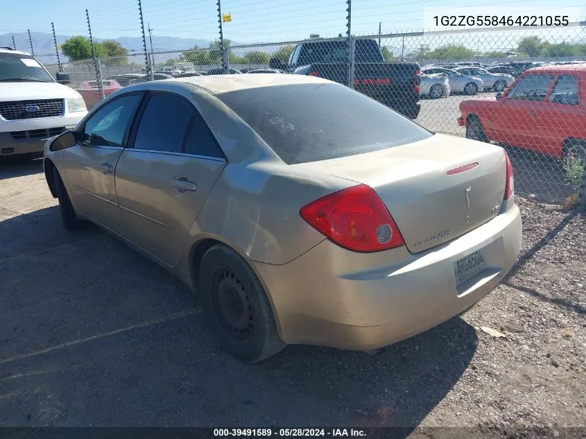 1G2ZG558464221055 2006 Pontiac G6