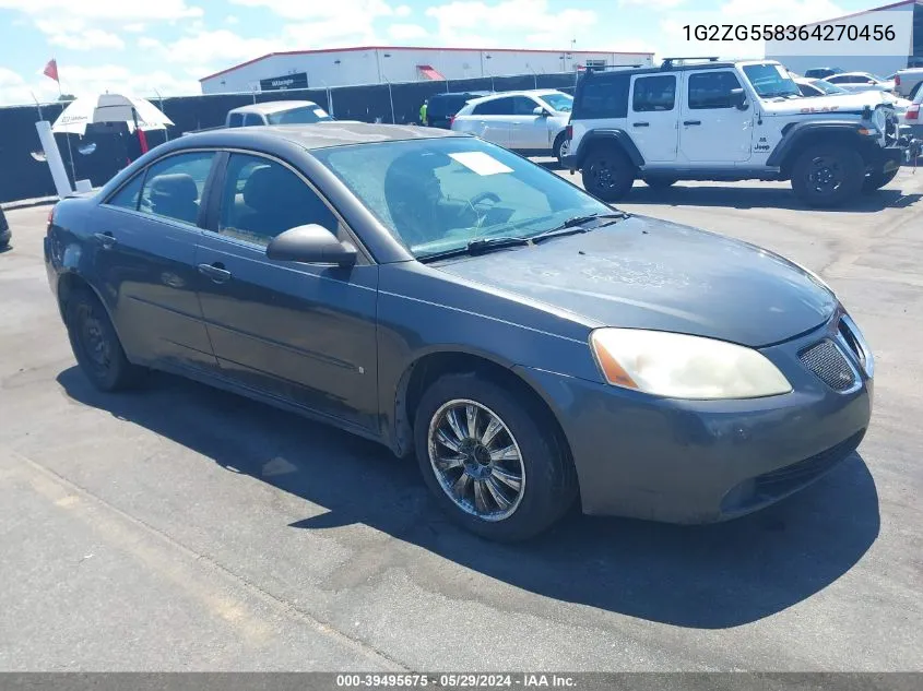 1G2ZG558364270456 2006 Pontiac G6