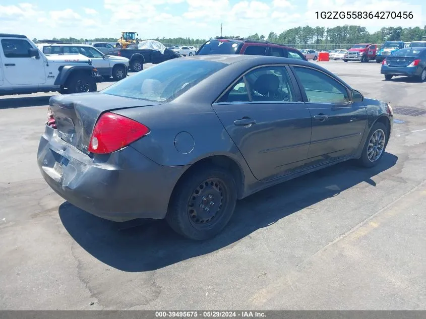 1G2ZG558364270456 2006 Pontiac G6