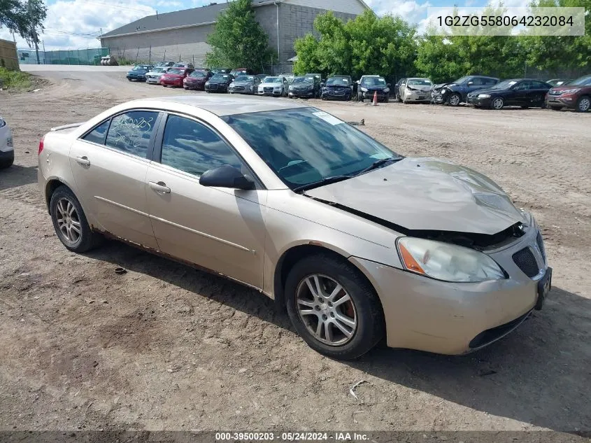 2006 Pontiac G6 VIN: 1G2ZG558064232084 Lot: 39500203