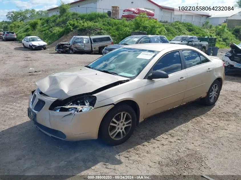 2006 Pontiac G6 VIN: 1G2ZG558064232084 Lot: 39500203