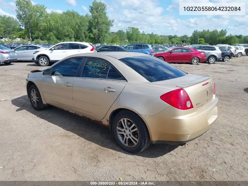 1G2ZG558064232084 2006 Pontiac G6