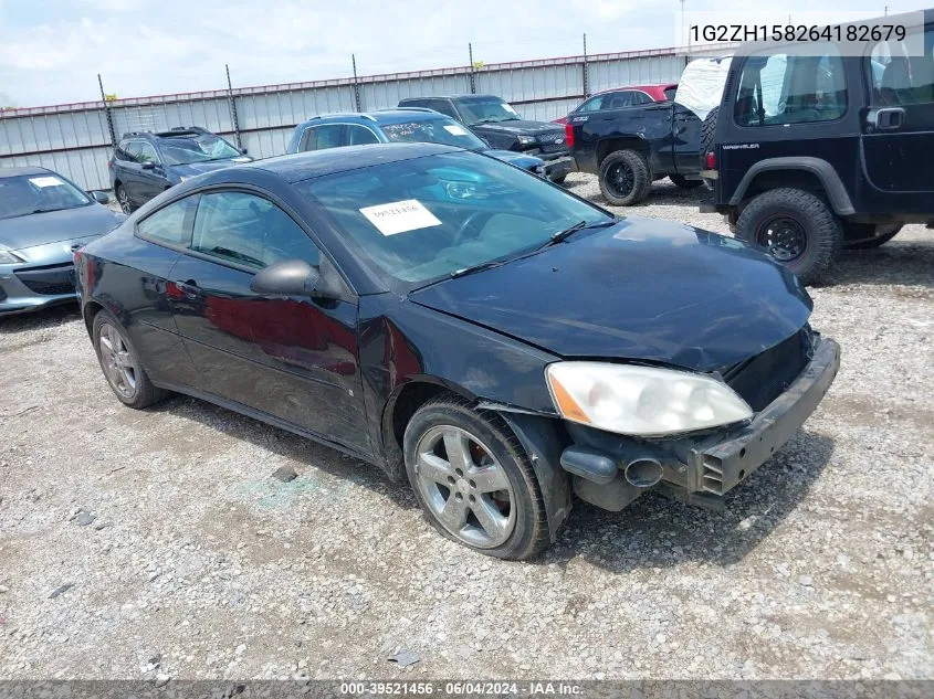 2006 Pontiac G6 Gt VIN: 1G2ZH158264182679 Lot: 39521456