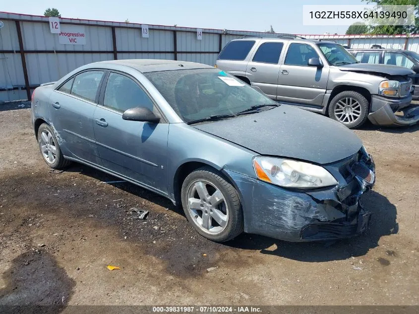 2006 Pontiac G6 Gt VIN: 1G2ZH558X64139490 Lot: 39831987