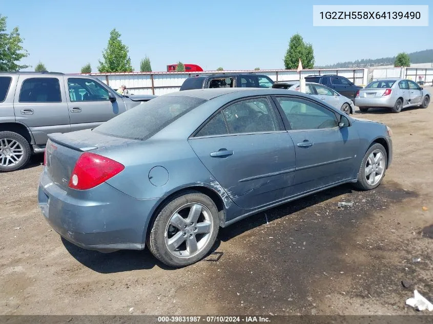 1G2ZH558X64139490 2006 Pontiac G6 Gt