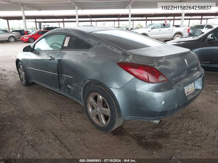 1G2ZH158264258837 2006 Pontiac G6 Gt