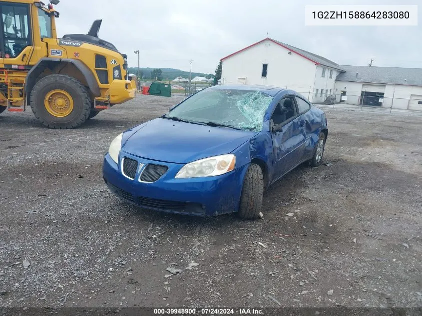 2006 Pontiac G6 Gt VIN: 1G2ZH158864283080 Lot: 39948900