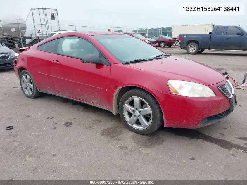 1G2ZH158264138441 2006 Pontiac G6 Gt