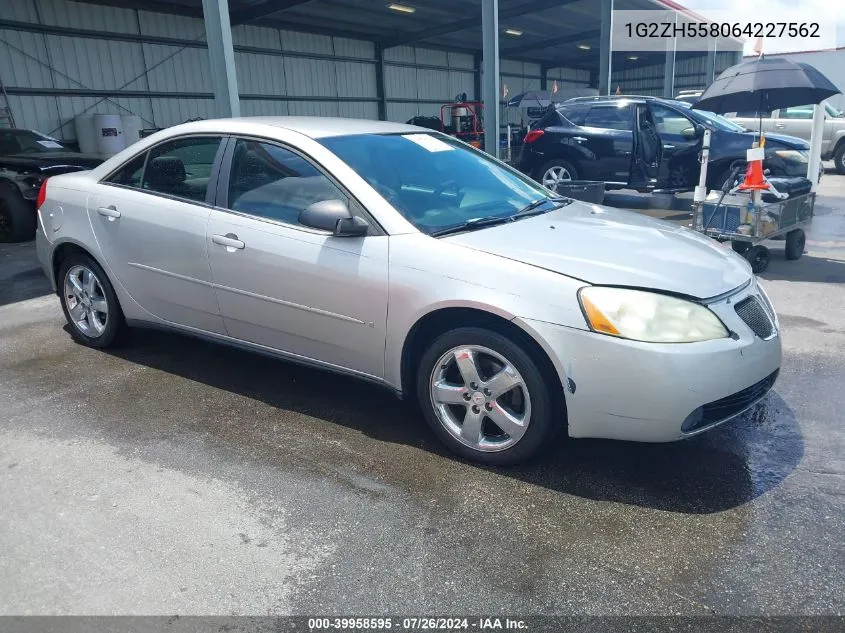 2006 Pontiac G6 Gt VIN: 1G2ZH558064227562 Lot: 39958595