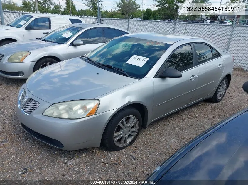 1G2ZG558464139911 2006 Pontiac G6