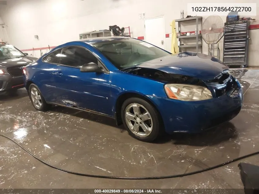 1G2ZH178564272700 2006 Pontiac G6 Gt