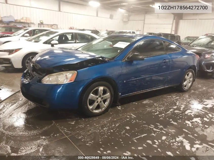 1G2ZH178564272700 2006 Pontiac G6 Gt