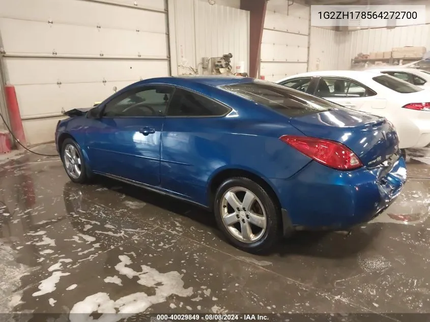 1G2ZH178564272700 2006 Pontiac G6 Gt