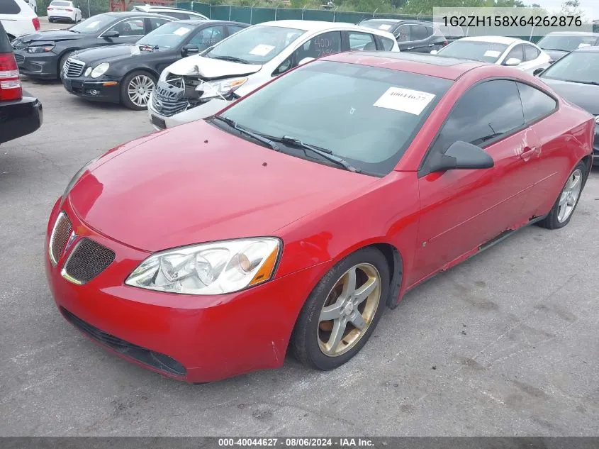 1G2ZH158X64262876 2006 Pontiac G6 Gt