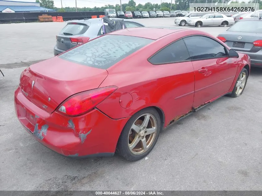 1G2ZH158X64262876 2006 Pontiac G6 Gt