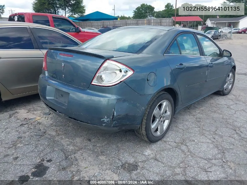 2006 Pontiac G6 Gt VIN: 1G2ZH558964101135 Lot: 40057086