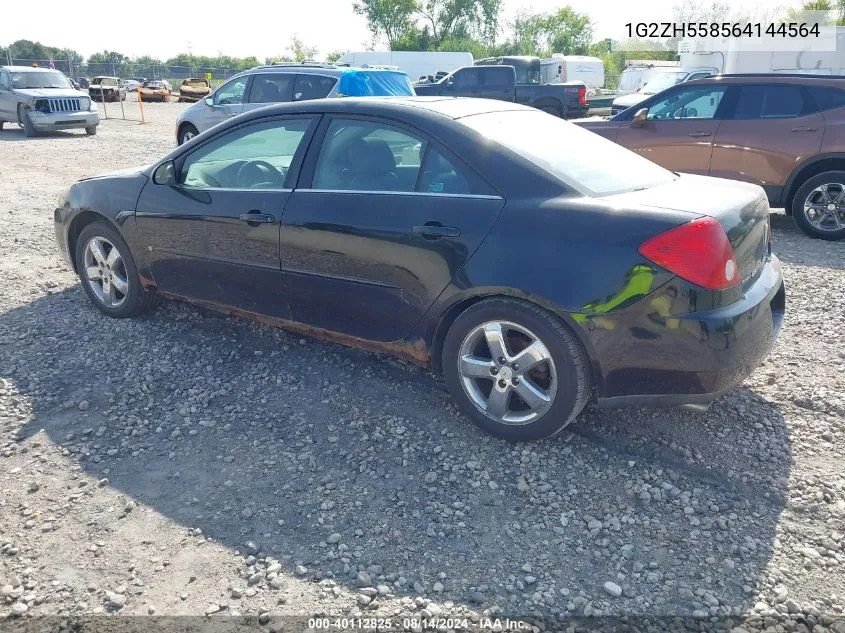 1G2ZH558564144564 2006 Pontiac G6 Gt