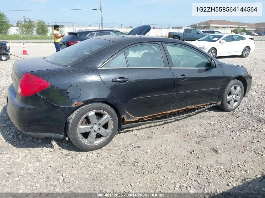 1G2ZH558564144564 2006 Pontiac G6 Gt