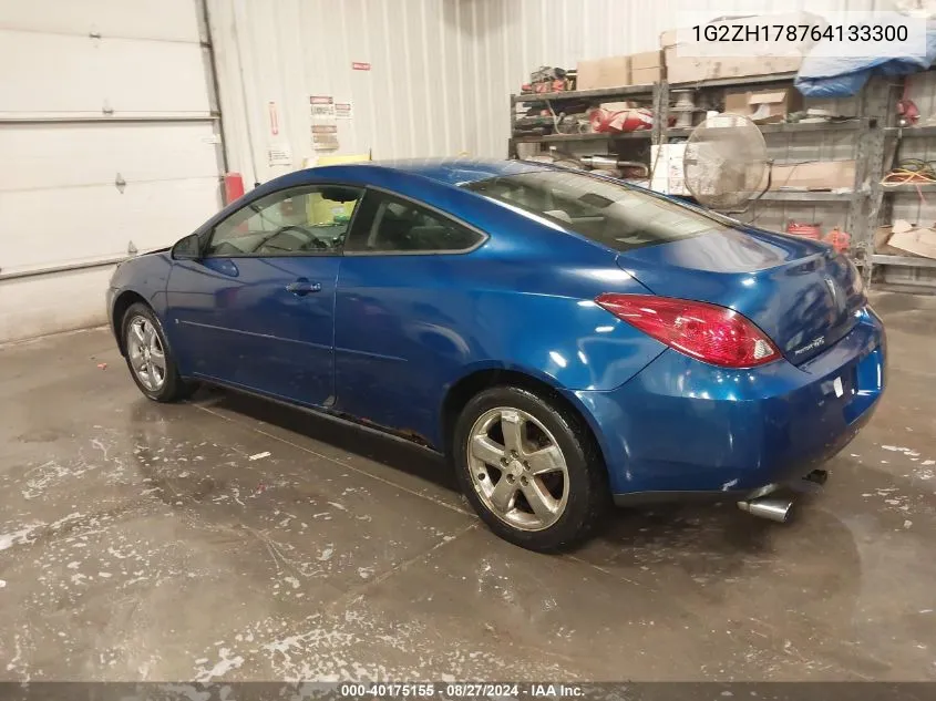 2006 Pontiac G6 Gt VIN: 1G2ZH178764133300 Lot: 40175155