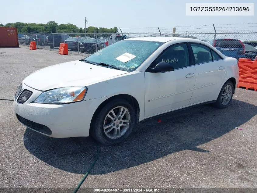 1G2ZG558264213696 2006 Pontiac G6