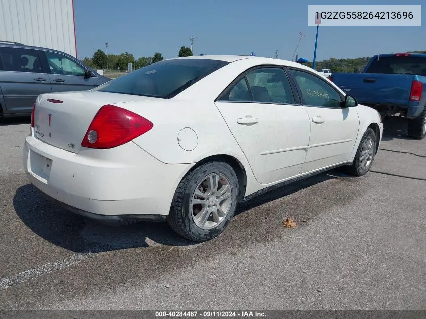 1G2ZG558264213696 2006 Pontiac G6