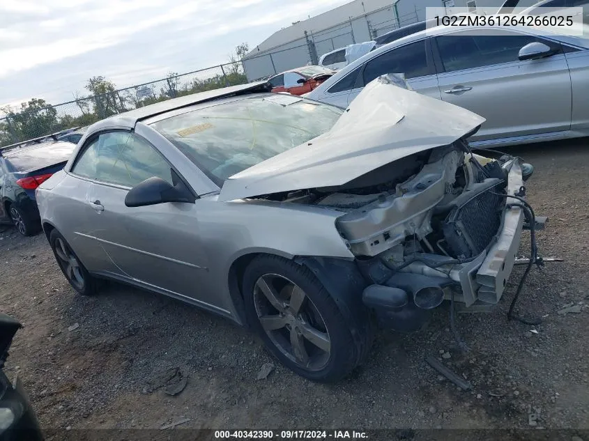 1G2ZM361264266025 2006 Pontiac G6 Gtp